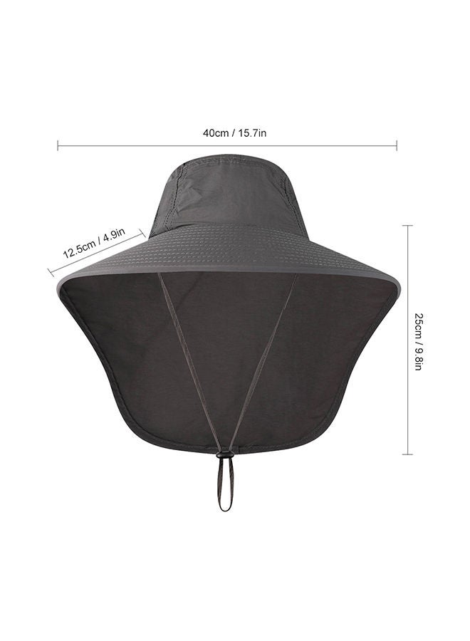 NIBEMINENT Outdoor Sun Protection Fishing Cap With Neck Flap - Image 5