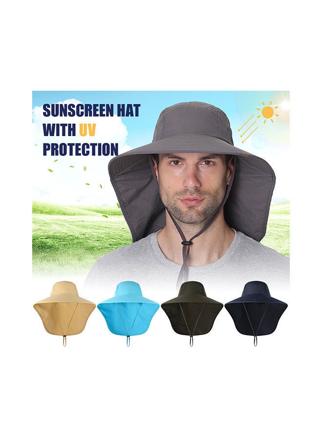 NIBEMINENT Outdoor Sun Protection Fishing Cap With Neck Flap - Image 2