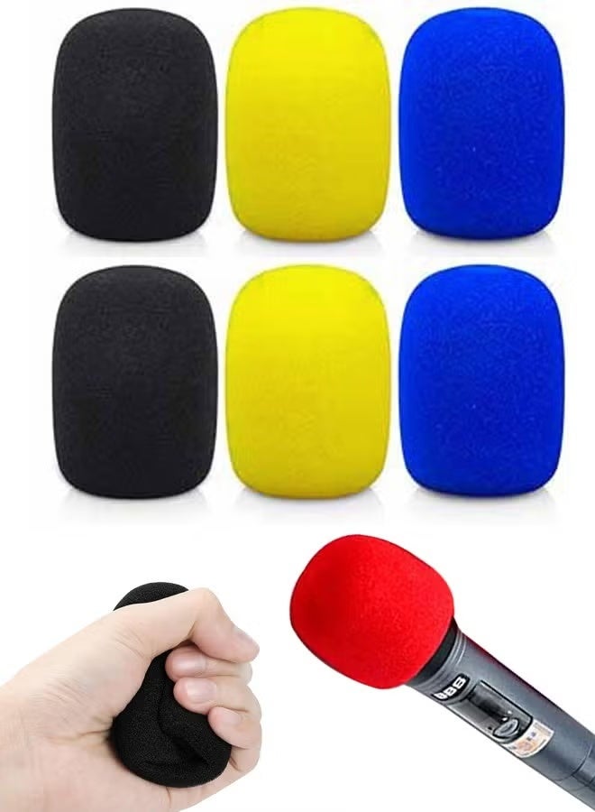6 Pack Microphone Cases, Handheld Thick Foam Microphone Cases Suitable for Most Types of Microphones, Simple Case, Suitable for Xiaomi Redmi, ABS - Image 1