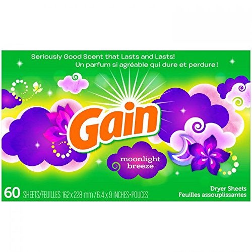 Gain Dryer Sheets - Moonlight Breeze - 60 Count Dryer Sheets Per Box - One (1) Box - Image 2