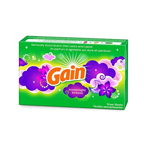 Gain Dryer Sheets - Moonlight Breeze - 60 Count Dryer Sheets Per Box - One (1) Box - Image 1