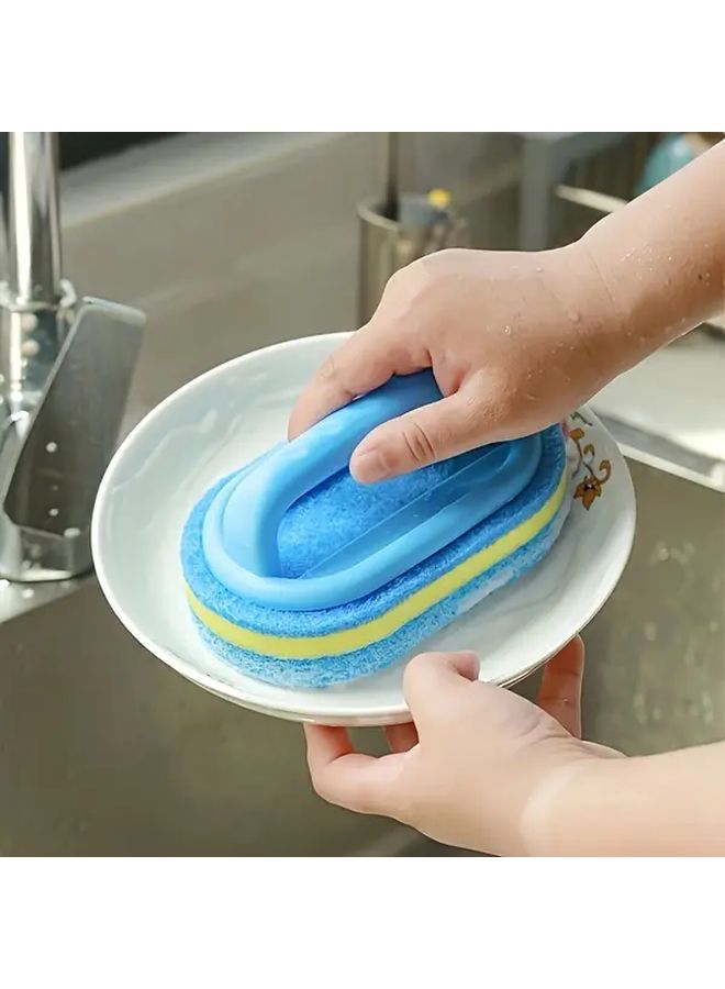 Blue Magic Cleaning Sponge Effortlessly Cleans Kitchens Bathrooms Glass Walls Toilets Ceramics - Image 3