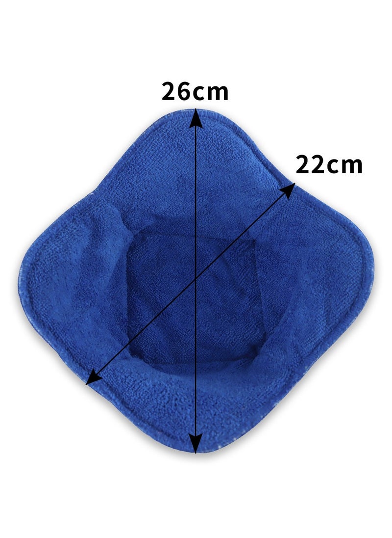 General 4-Piece Microfiber Towel Microwave Food Warming Bowl Mat Set  - Image 2