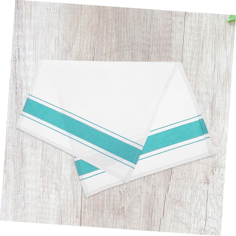 6 قطع من مناديل تنظيف كؤوس النبيذ القطنية، مناديل مائدة ناعمة وماصة للمنزل وتناول الطعام - Image 5