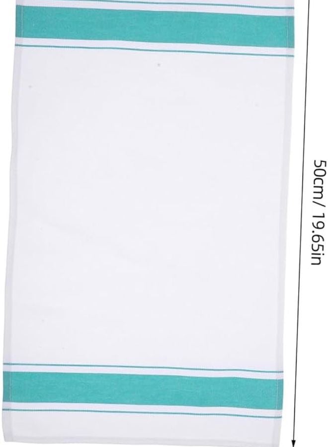 6 قطع من مناديل تنظيف كؤوس النبيذ القطنية، مناديل مائدة ناعمة وماصة للمنزل وتناول الطعام - Image 2