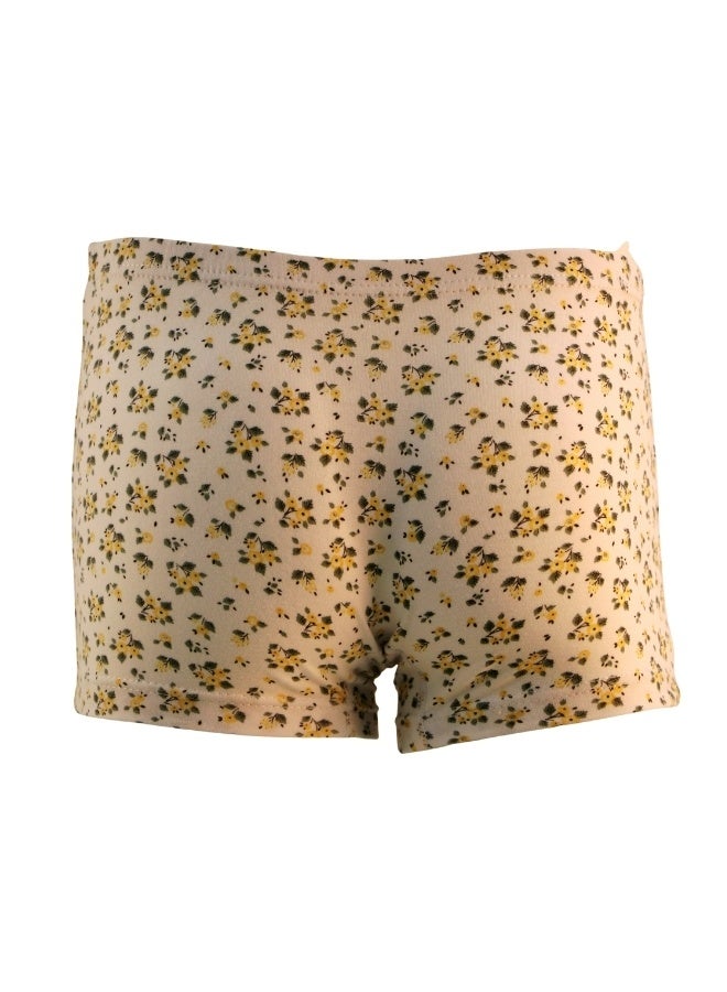 JOANNA 870167 Girl's Multiple Design Boyshort 3-Pack Underwear, Multicolor - Image 4