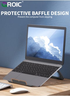 GROIC Laptop Cooling Pad, Silent Gaming Computer Laptop Fan Cooling Pad, Laptop Cooler with 2 Quiet Fans for Notebook Up to 16 Inch, Game Fan Stable Stand Laptop Holder Riser  - Image 5