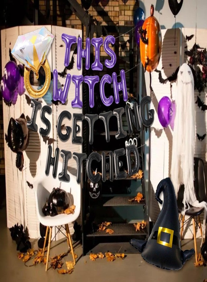 Roaring Good Time Witch Party Decorations Witch Themed Party Decorations This Witch is Getting Hitched Banner Halloween Bachelorette Party Bridal Shower Party Supplies - Image 5