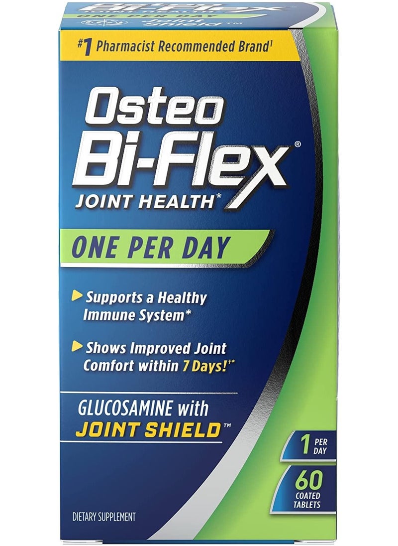 Osteo Bi-Flex One Per Day Glucosamine Joint Health with Vitamin D 60 Coated Tablets  - Image 1