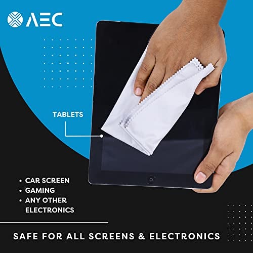 AEC Ultra Premium Microfiber Cleaning Cloth for Mobile Screen, Camera Lenses, Tablets, Monitors etc Pack Of 3 - Image 5