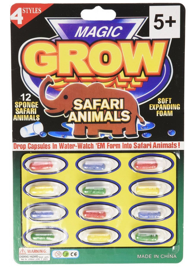 Rhode Island Novelty Magic Animal Growing Capsules 12 pc - Image 1