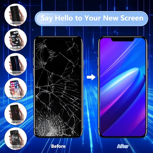 Diykitpl for iPhone 15 Pro Max Screen Replacement 6.7 inch Full HD, 3D Touch LCD Screen Display Digitizer Assembly with Repair Tools, Compatible for Model A2849, A3105, A3106, A3108 - Image 5
