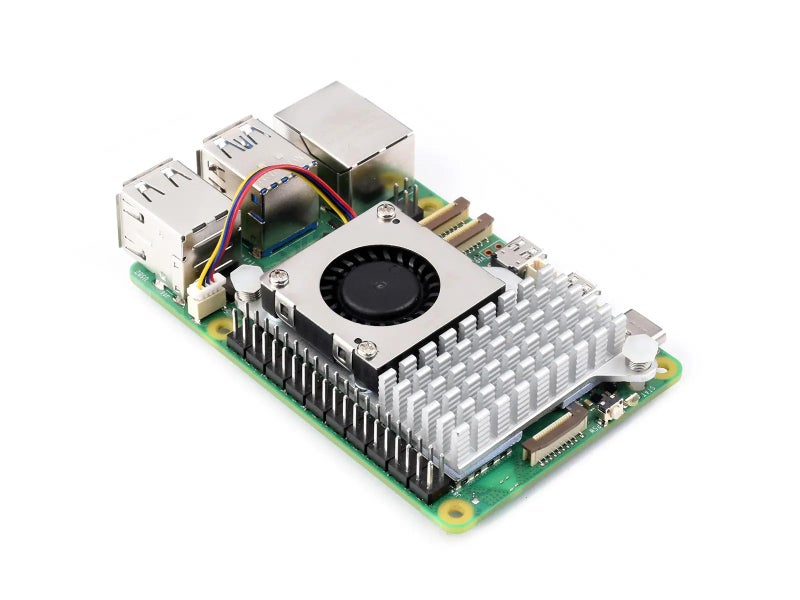 REES52 Rspberry Pi Active Cooler for Rspberry Pi 5, Temperature-Controlled Blower Fan, Aluminium Heatsink - Image 5
