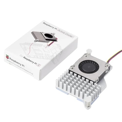 REES52 Rspberry Pi Active Cooler for Rspberry Pi 5, Temperature-Controlled Blower Fan, Aluminium Heatsink - Image 1