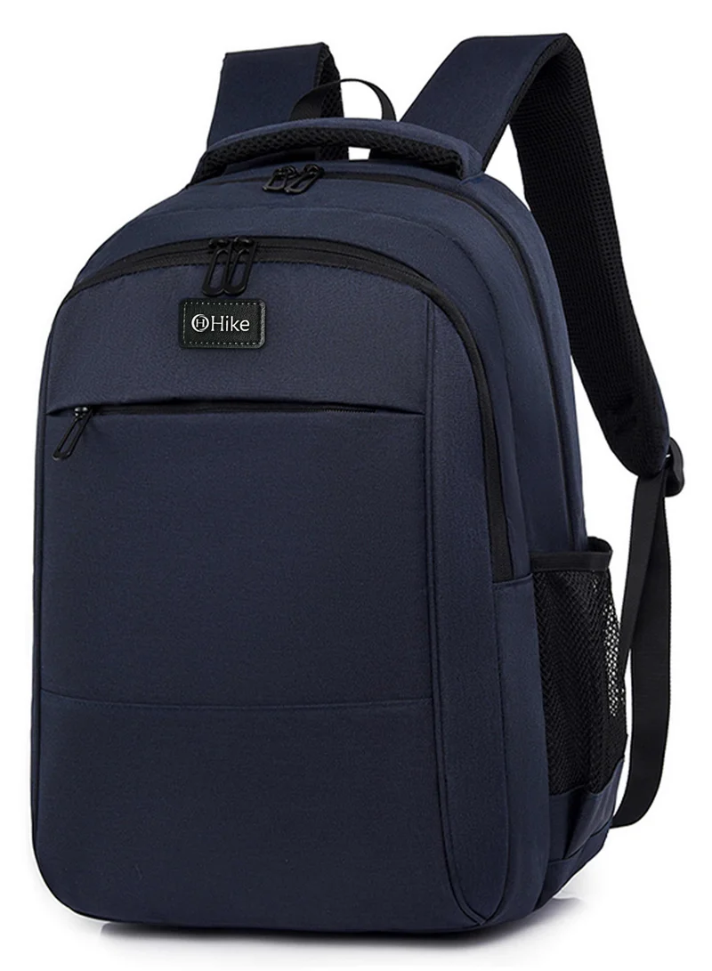 هايك Hike Unisex Durable Sling Laptop Backpack Water Resistant Premium Casual Daypack for Travel/Business/College/School, HK9901- Blue