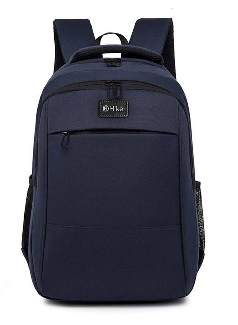 Hike Unisex Durable Sling Laptop Backpack Water Resistant Premium Casual Daypack for Travel/Business/College/School, HK9901- Blue - Image 2