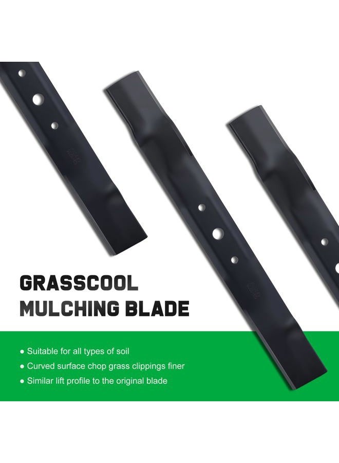 Grasscool L110 42 inch Mower Blades for John Deere L118 L111 L100 Scott's L1742 Sabre 42'' Cut Deck Mower Replace for GX20249 GX20433 GY20567 - Image 4