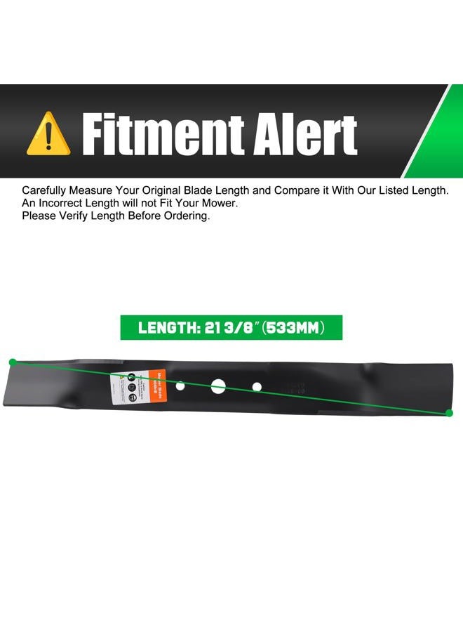 Grasscool L110 42 inch Mower Blades for John Deere L118 L111 L100 Scott's L1742 Sabre 42'' Cut Deck Mower Replace for GX20249 GX20433 GY20567 - Image 2