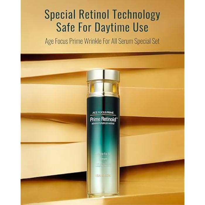 ISA KNOX Age Focus Prime Wrinkle For All (4.9fl oz) - Plant-Based Korean Skin Care Solution for Skin Elasticity & Moisturization by LG Beauty. Daytime Retinol. - Image 2