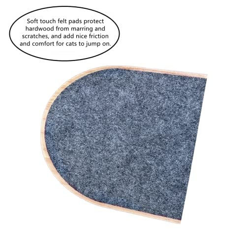 SHENGOCASE Trimmable Self-Adhesive Felt Mat Pad Replacement for Cat Tree Shelf Shelves, Cat Wall Furniture Steps, Carpet Scratching Post Scratcher Couch Protector - Image 5