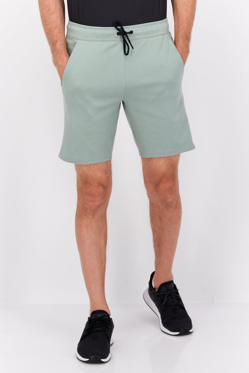 Apana Men Sportswear Fit Training Shorts, Sage - Image 1