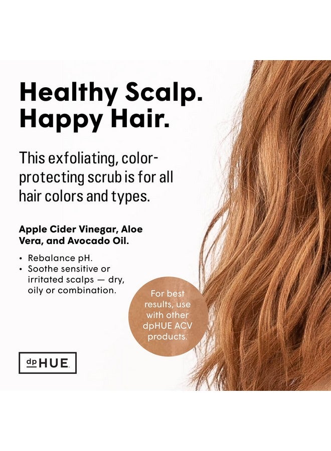 dpHUE dpHUE Apple Cider Vinegar Scalp Scrub with Pink Himalayan Sea Salt, 9 oz - Natural Exfoliating Scrub & Dry Scalp Treatment - Aloe Vera & Avocado Oil - Gluten Free, Vegan  - Image 4