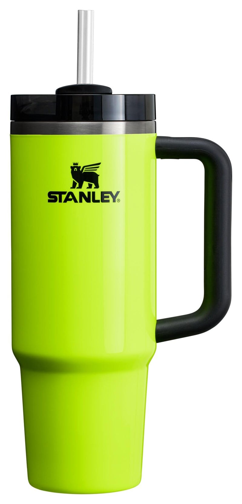 Stanley Stanley Quencher H2.0 FlowState Stainless Steel Vacuum Insulated Tumbler with Lid and Straw for Water  Iced Tea or Coffee  Smoothie and More  Neon Yellow  30 OZ - Image 1