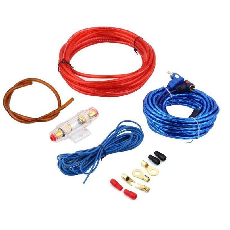 Etopars مجموعة توصيل أسلاك مضخم الصوت ETOPARS للسيارة، كابل طاقة مضخم الصوت RCA، فيوز AGU، سلك قياس 14 GA AWG، موصل وتركيب للسيارات والشاحنات - Image 3