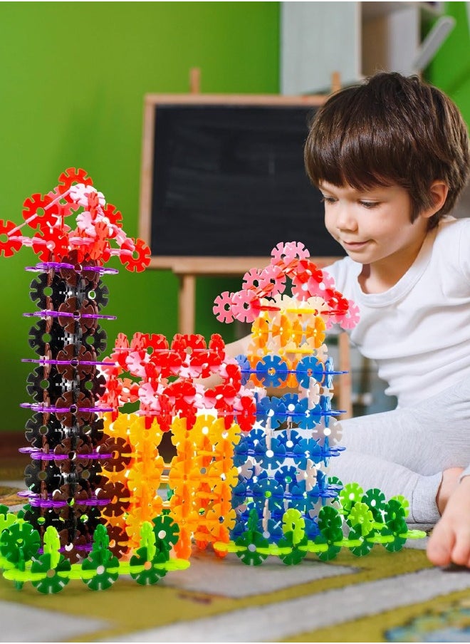 320 Piece Interlocking Plastic Disc Construction Building Toy, Stacking Blocks for Creative Building, Educational STEM Learning, Construction Block Play for Kids, Teens, Adults, Boys, and Girls