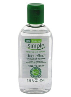 Eye Make Up Remover Dual Effect 3.38 Ounce (2 Pack)