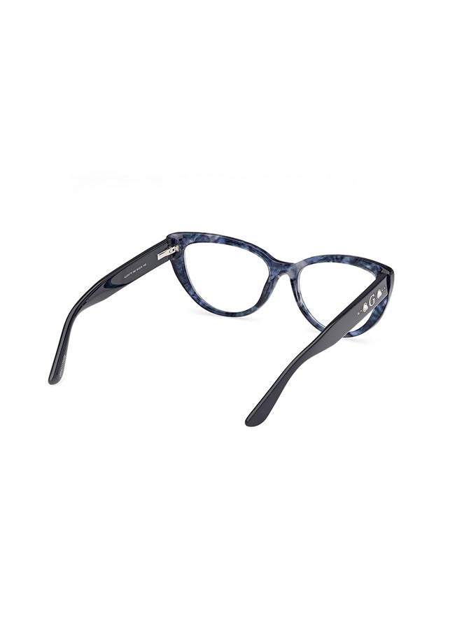GUESS Women's's Cat Eye Eyeglass Frames Blue/Havana GUESS GU5017509254 54 mm - Image 5