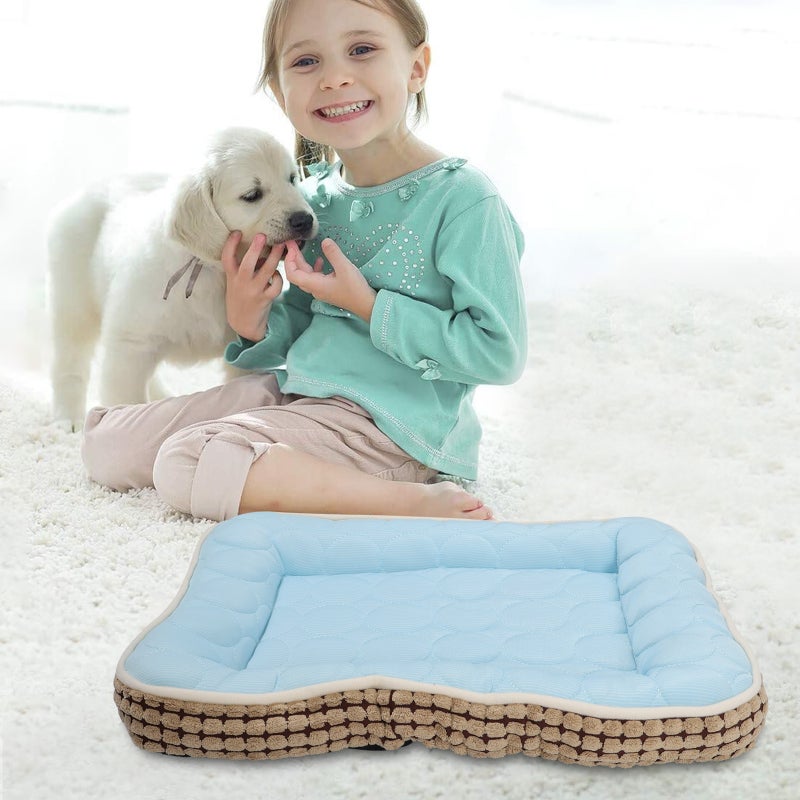 Cooling Dog Bed Ice Pet Pad Cushion Dog Sleeping Breathable Mat - Image 1