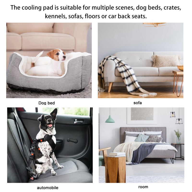 Cooling Dog Bed Ice Pet Pad Cushion Dog Sleeping Breathable Mat - Image 2