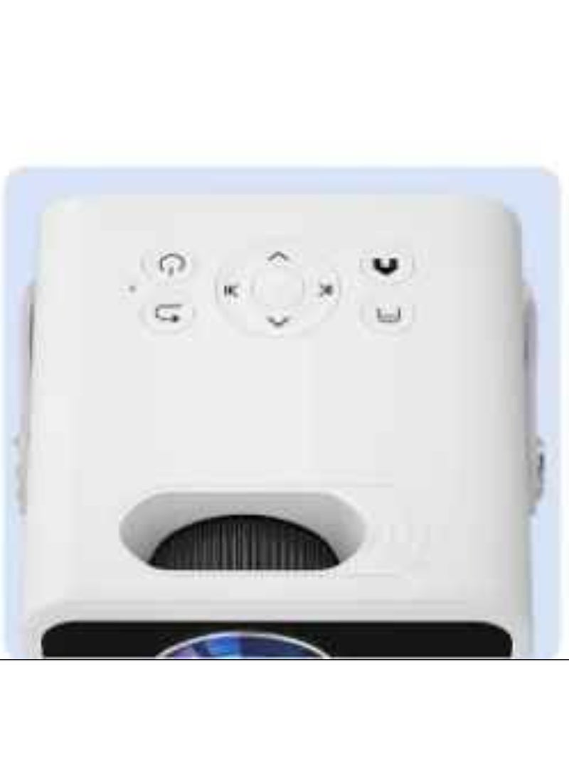 Umiio Smart Android 700ANSI Lumens Auto Focus And Auto Keystone 1080P 4K Android 9.0 TV Download Apps Bluetooth WiFi Portable Home Theater Video Projector BBQ7 White  - Image 4