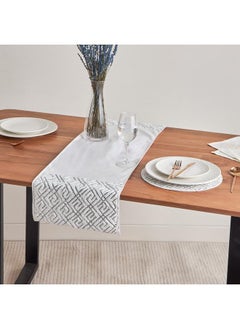 هوم بوكس مفرش طاولة مزين بالخرز اللامع - 33×120 سم  - Image 5