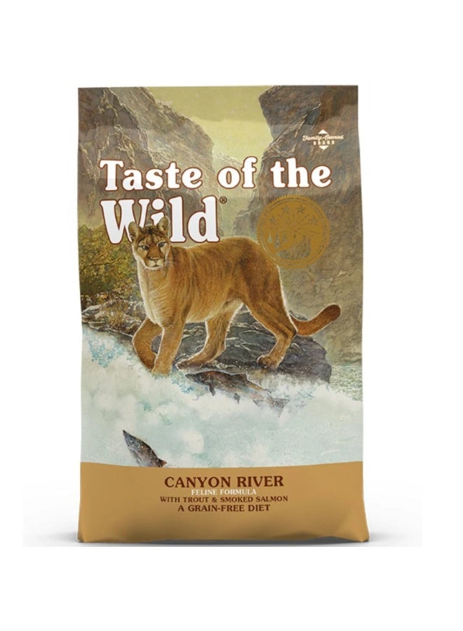 Taste Of The Wild Canyon River Feline Recipe With Trout & Smoked Salmon Cat Dry Food - 2kg - Image 1