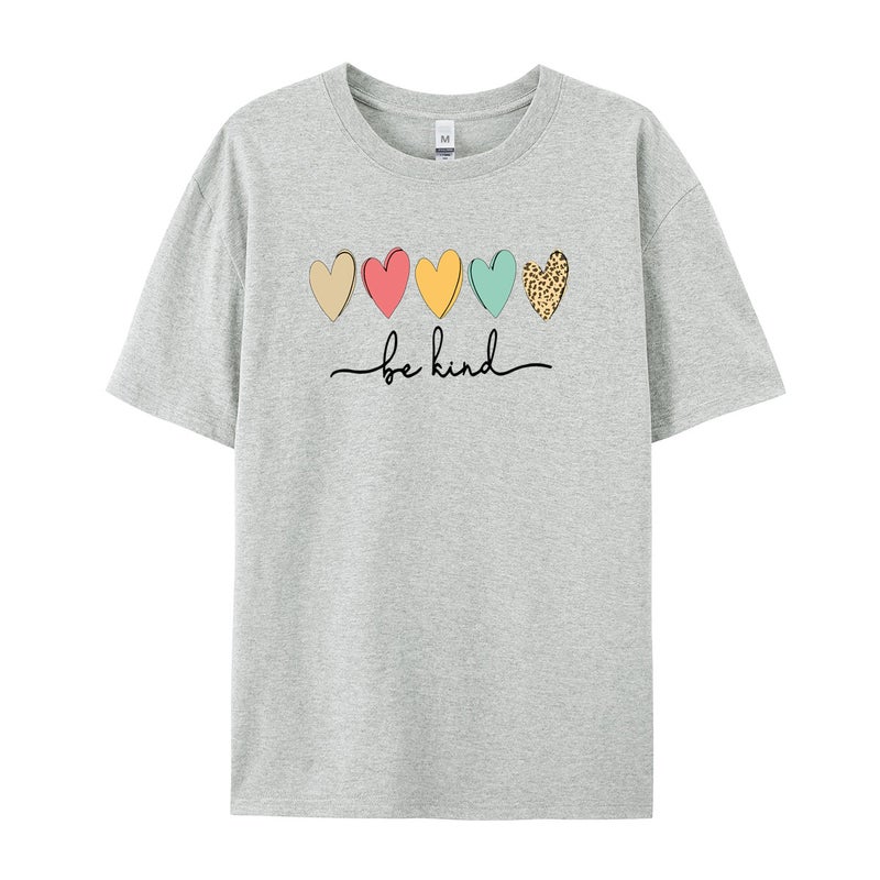Cotton Code Be Kind Love Ladies Blessing T-Shirt Ladies Short Sleeve - Image 1
