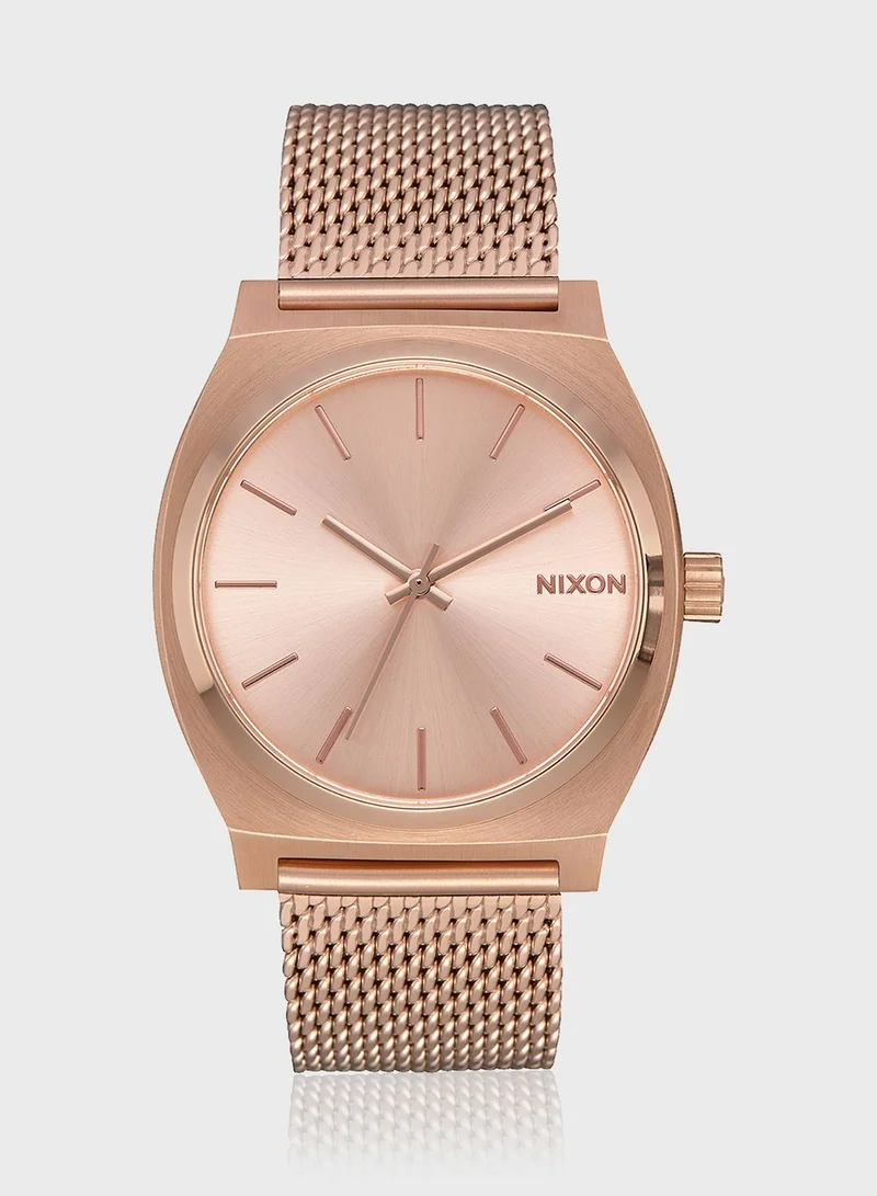 NIXON Time Teller Milanese All Rose Gold Watch