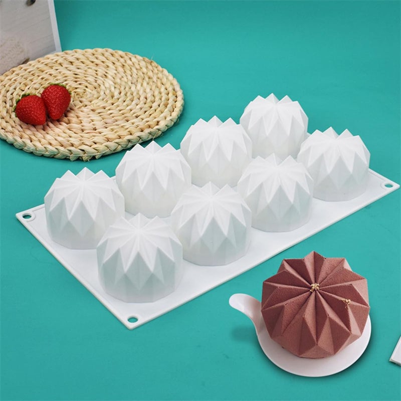 mostsom 3D Diamond Chocolate Cookie Molds Chocolate Cover Cookie Silicone Molds for Candy Mini Cakes Jelly Baking Diamond I1_116x688x172inch
