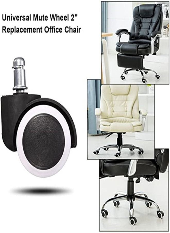 Goolsky Goolsky Heavy Duty Office Chair Wheel Replacement (5 Pieces,2in)  - Image 5