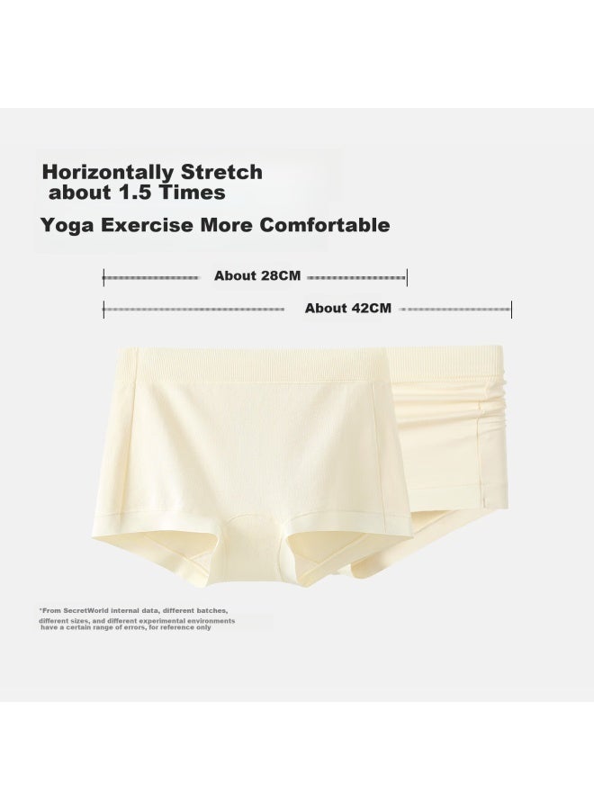 Secretworld [sun Yi's Choice] Women's Underwear, Small Boyshorts, 100% Cotton, No Curling Edges, Pure Cotton, 10a Antibacterial Shorts - Image 3