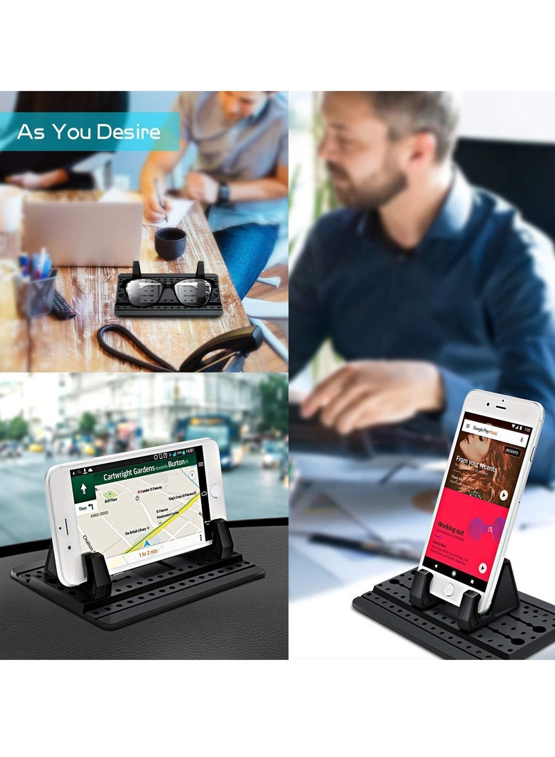 SYOSI Phone Mat for Car Universal Silicone Car Cellphone Mount Antislip Vehicle Mobile Phone Mounting Mat Fit All Smartphones - Image 2