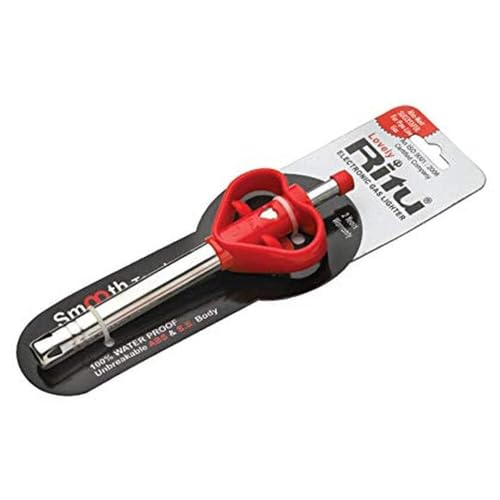 RITU Lovely Stainless Steel Gas Lighter for Kitchen | Long Lasting & Rust Proof Igniter | Unbreakable Body | Easy to Use | 2 Year Warranty | Safe Grip Handle | Ideal for Gas Stove | Color May Vary - Image 1