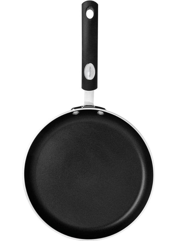 TRAMONTINA Since 1911, Made In Brazil - Mônaco Induction aluminum pancake pan with interior and exterior Starflon Premium nonstick coating, black, 22 cm and 0.8 L - Image 4