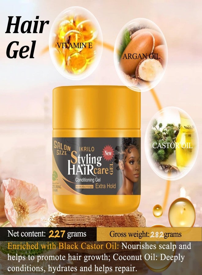 Joyeee Extreme Hold Braiding Hair Gel, Twist and Lock Edge Control Wax Pomade for Hair Styling, Smooths Frizz, Non-Flaking, High Shine, Long Lasting for Braids, Locs, Twists, Cornrows, 8 oz - Image 2