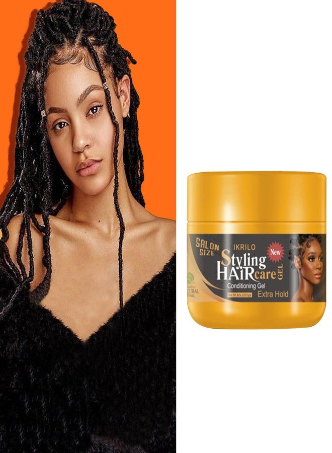 Joyeee Extreme Hold Braiding Hair Gel, Twist and Lock Edge Control Wax Pomade for Hair Styling, Smooths Frizz, Non-Flaking, High Shine, Long Lasting for Braids, Locs, Twists, Cornrows, 8 oz - Image 1