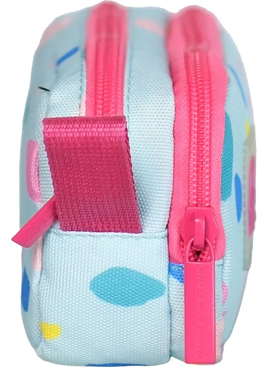 يونايتد كولورز أوف بينتيون . Blush Effect Girls Double Compartment Pencil Case