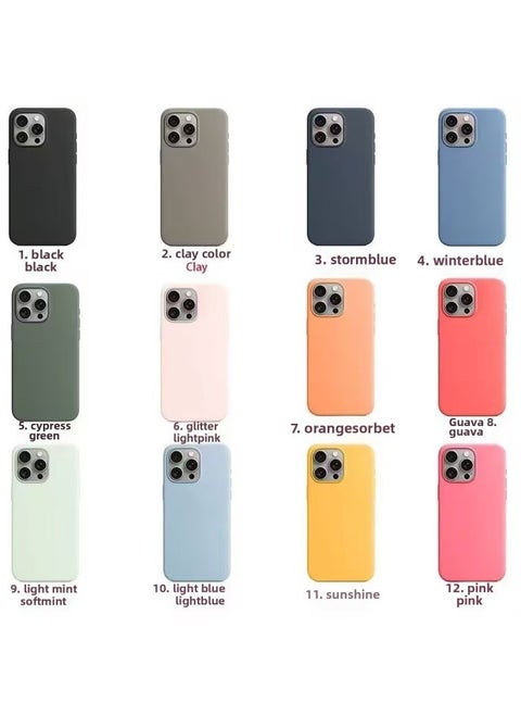 حافظة هاتف سائلة لهاتف Iphone 15 وIphone 15pro وIphone 15promax وIphone 15plus-اللون: برتقالي نماذج قابلة للتطبيق: لهاتف Iphone15plus [رسوم متحركة مغناطيسية]