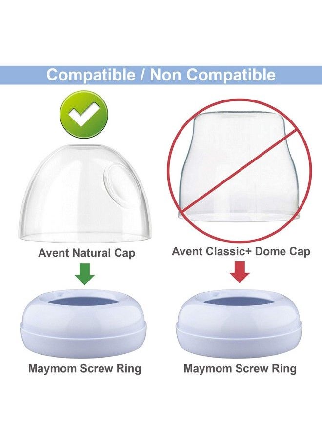 Maymom Brand Replacement Screw Ring Compatible With Philips Avent Natural Bottles Avent Pp Bottles Or Natural Glass Bottles; Made By Maymom; Replace Avent Natural Screw Ring Collar - pzsku/Z5E8BB246D9A0F6DDE4F4Z/45/_/1688970490/675bb281-de27-44e8-8c27-3dfad791a914