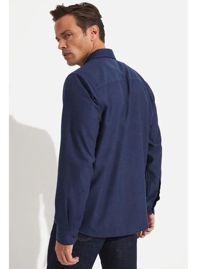 JUNE June Men Shirt Indigo